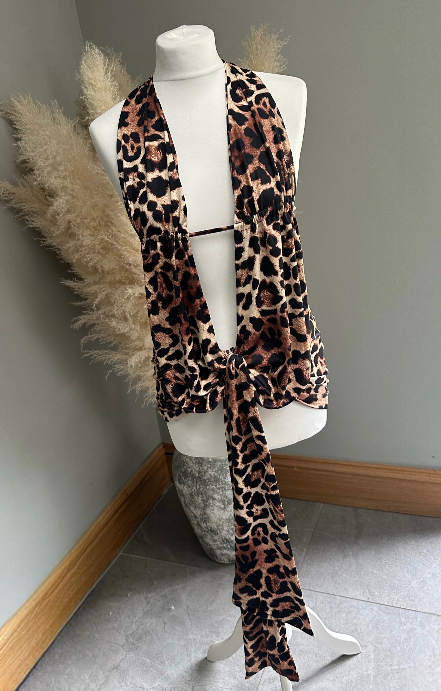 ‘MIA’ DRAPE CO ORD- LEOPARD