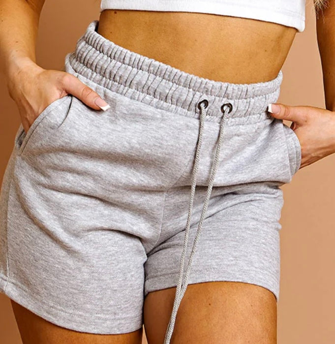 JOGGER SHORTS- GREY