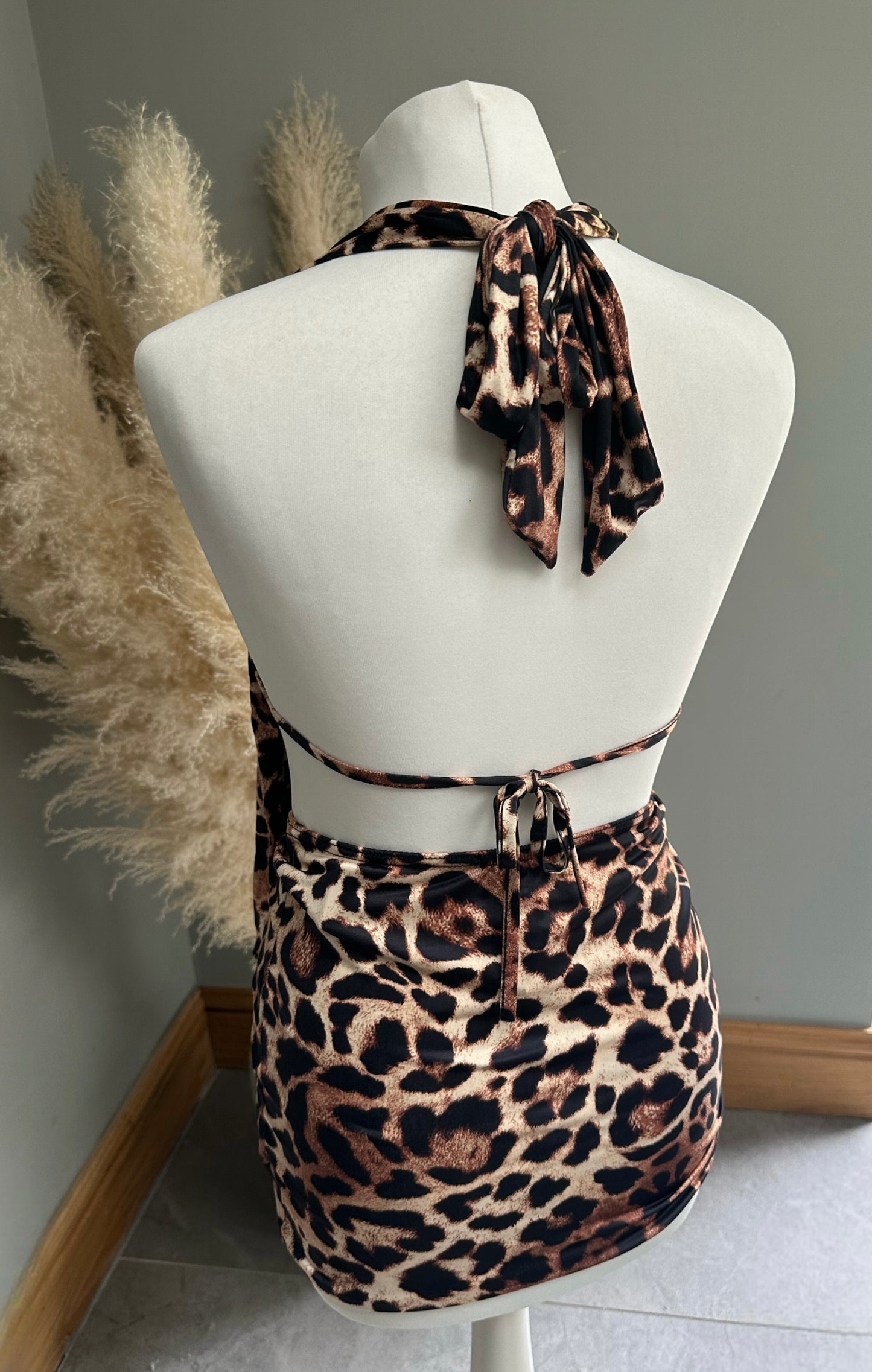 ‘MIA’ DRAPE CO ORD- LEOPARD