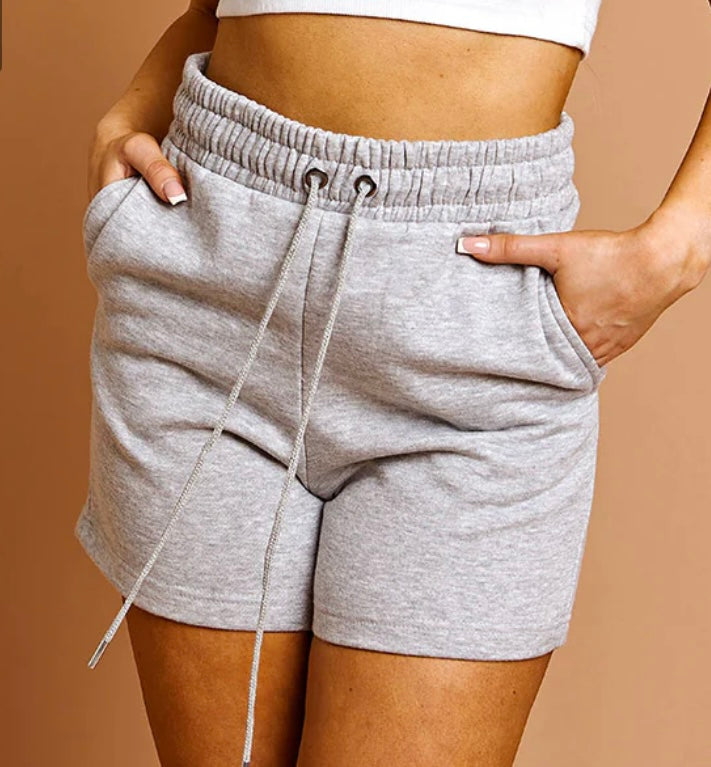 JOGGER SHORTS- GREY