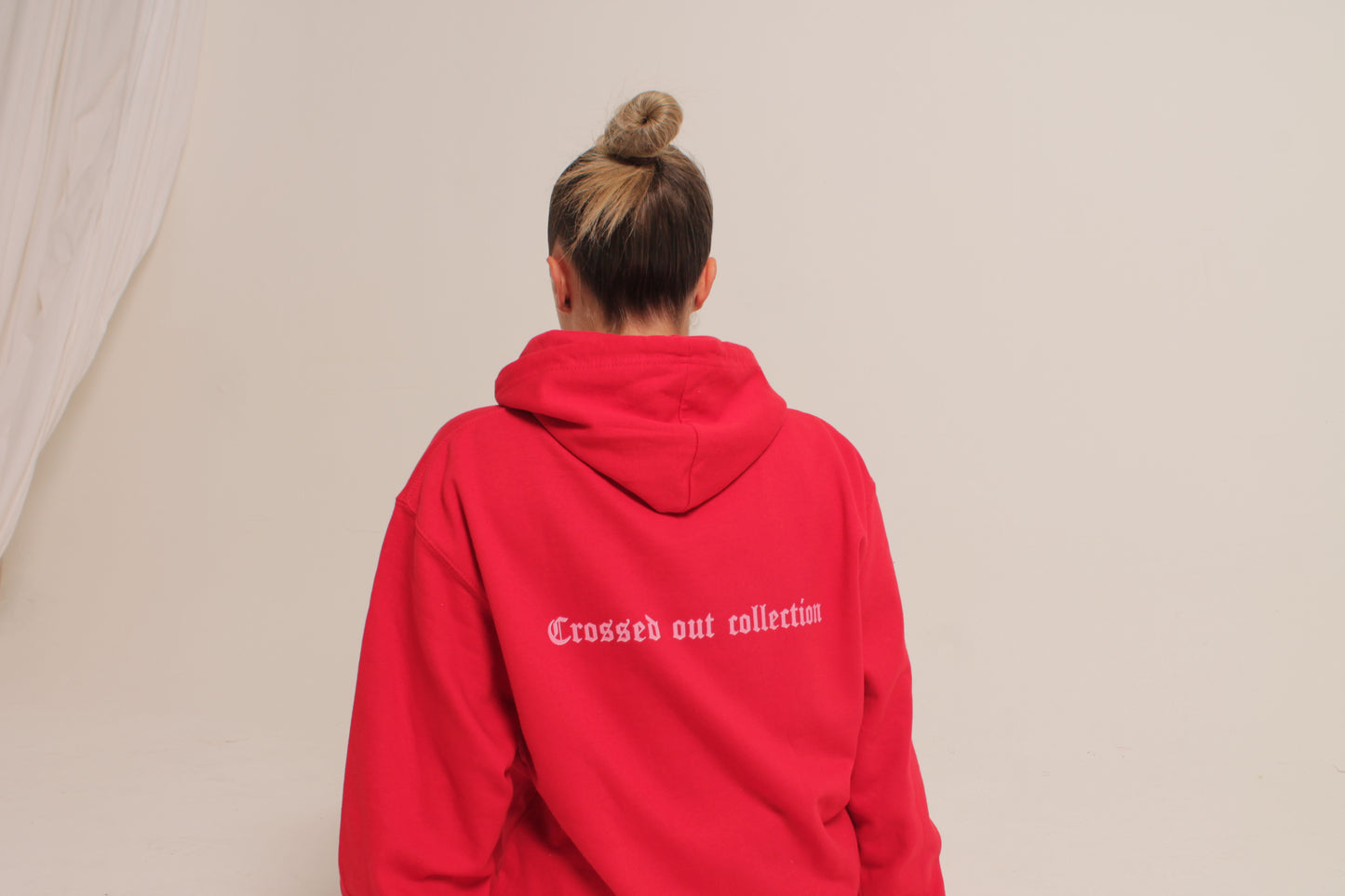 ‘CROSSED OUT’ VALENTINES HOODIE